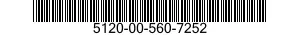 5120-00-560-7252  5120005607252 005607252