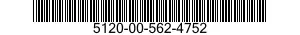 5120-00-562-4752  5120005624752 005624752