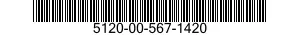5120-00-567-1420  5120005671420 005671420