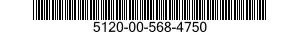 5120-00-568-4750 PUNCH CLINCH NUT 5120005684750 005684750