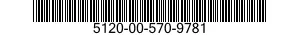 5120-00-570-9781  5120005709781 005709781