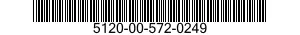 5120-00-572-0249  5120005720249 005720249