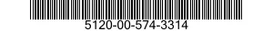 5120-00-574-3314  5120005743314 005743314