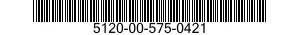 5120-00-575-0421  5120005750421 005750421