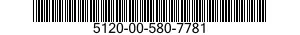 5120-00-580-7781  5120005807781 005807781