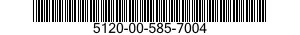 5120-00-585-7004  5120005857004 005857004