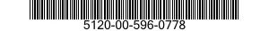 5120-00-596-0778  5120005960778 005960778