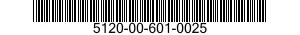 5120-00-601-0025  5120006010025 006010025