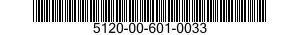 5120-00-601-0033  5120006010033 006010033