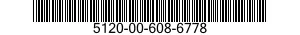 5120-00-608-6778  5120006086778 006086778