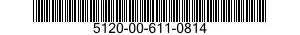5120-00-611-0814  5120006110814 006110814