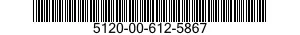 5120-00-612-5867  5120006125867 006125867