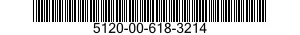 5120-00-618-3214 KEY,SOCKET HEAD SCREW 5120006183214 006183214