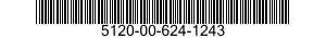 5120-00-624-1243  5120006241243 006241243