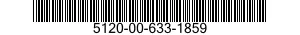 5120-00-633-1859  5120006331859 006331859