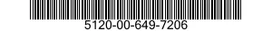 5120-00-649-7206  5120006497206 006497206