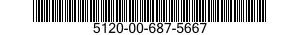 5120-00-687-5667  5120006875667 006875667