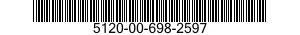 5120-00-698-2597  5120006982597 006982597