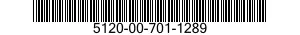 5120-00-701-1289  5120007011289 007011289