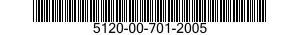 5120-00-701-2005  5120007012005 007012005