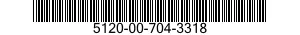 5120-00-704-3318  5120007043318 007043318