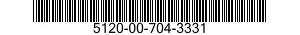 5120-00-704-3331  5120007043331 007043331