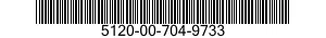 5120-00-704-9733  5120007049733 007049733
