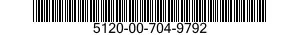 5120-00-704-9792  5120007049792 007049792