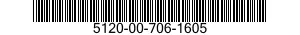 5120-00-706-1605  5120007061605 007061605
