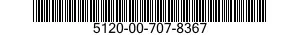 5120-00-707-8367  5120007078367 007078367