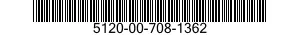 5120-00-708-1362  5120007081362 007081362