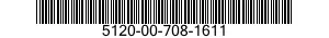 5120-00-708-1611  5120007081611 007081611