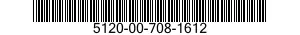 5120-00-708-1612  5120007081612 007081612