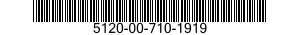 5120-00-710-1919  5120007101919 007101919