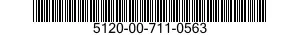 5120-00-711-0563  5120007110563 007110563
