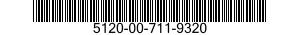 5120-00-711-9320  5120007119320 007119320