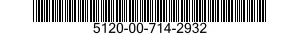 5120-00-714-2932  5120007142932 007142932
