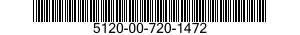 5120-00-720-1472  5120007201472 007201472