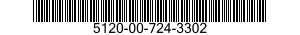 5120-00-724-3302  5120007243302 007243302
