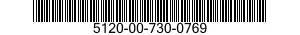 5120-00-730-0769  5120007300769 007300769