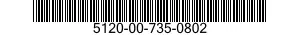5120-00-735-0802  5120007350802 007350802