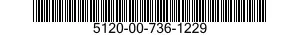 5120-00-736-1229  5120007361229 007361229