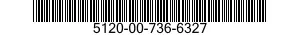 5120-00-736-6327  5120007366327 007366327