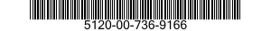 5120-00-736-9166  5120007369166 007369166