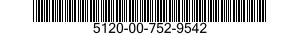 5120-00-752-9542  5120007529542 007529542