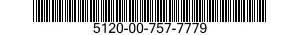 5120-00-757-7779  5120007577779 007577779