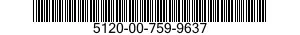 5120-00-759-9637  5120007599637 007599637