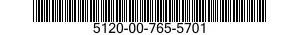 5120-00-765-5701  5120007655701 007655701