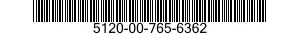 5120-00-765-6362  5120007656362 007656362