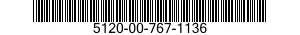 5120-00-767-1136  5120007671136 007671136